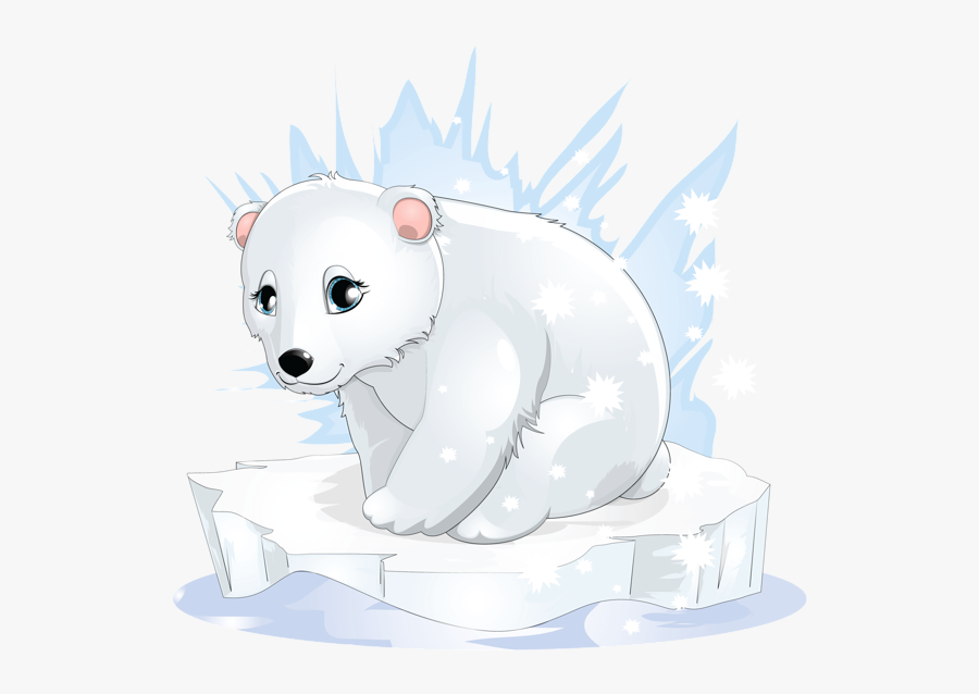Polar Bear Cub Clipart, Transparent Clipart