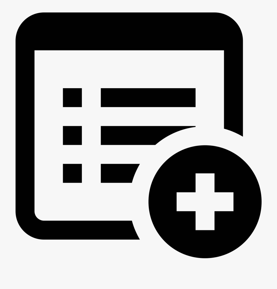 This Is A Icon Of A Small Sheet Of Note Book Paper - Edit List Icon Png, Transparent Clipart