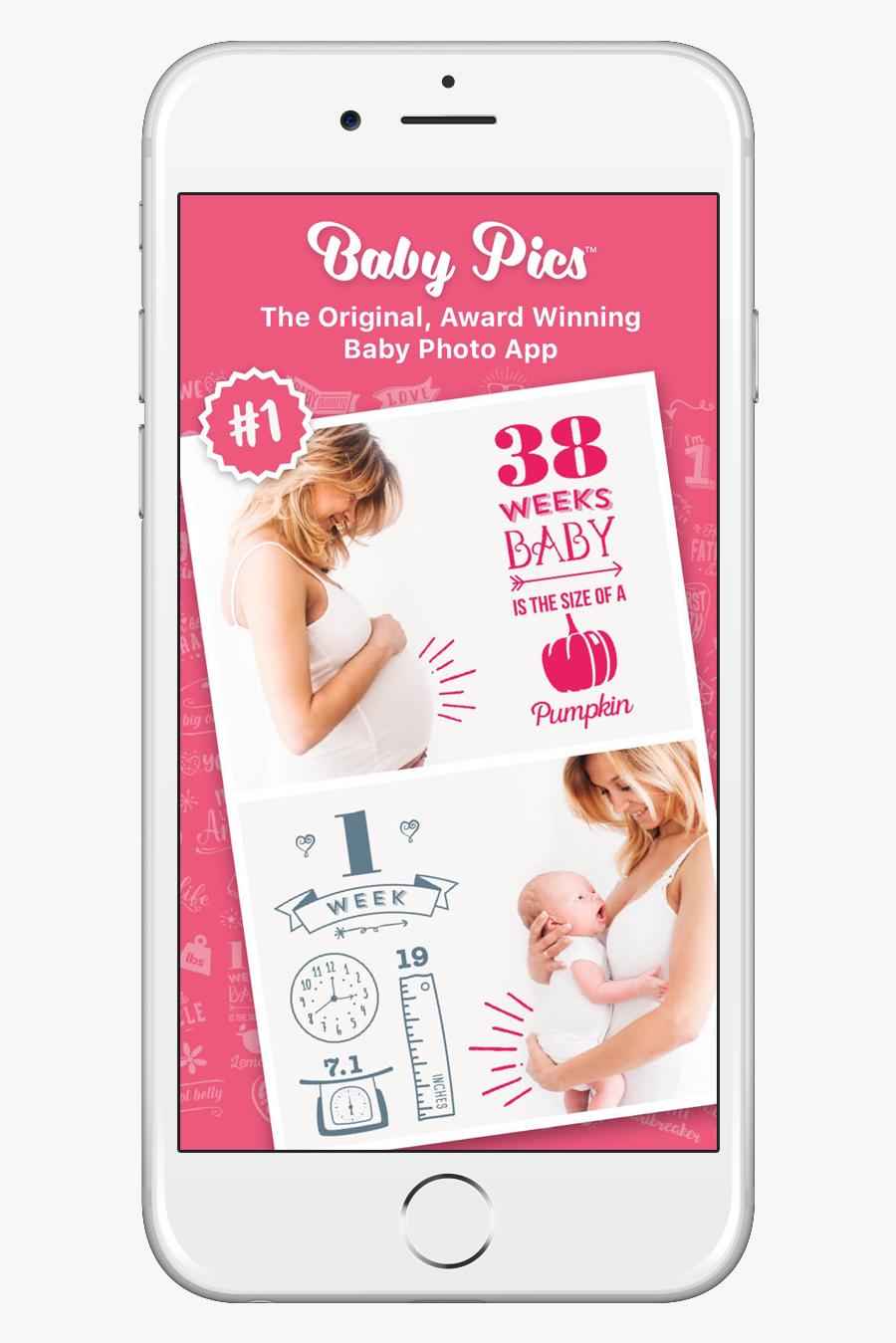 Babypics App, Transparent Clipart