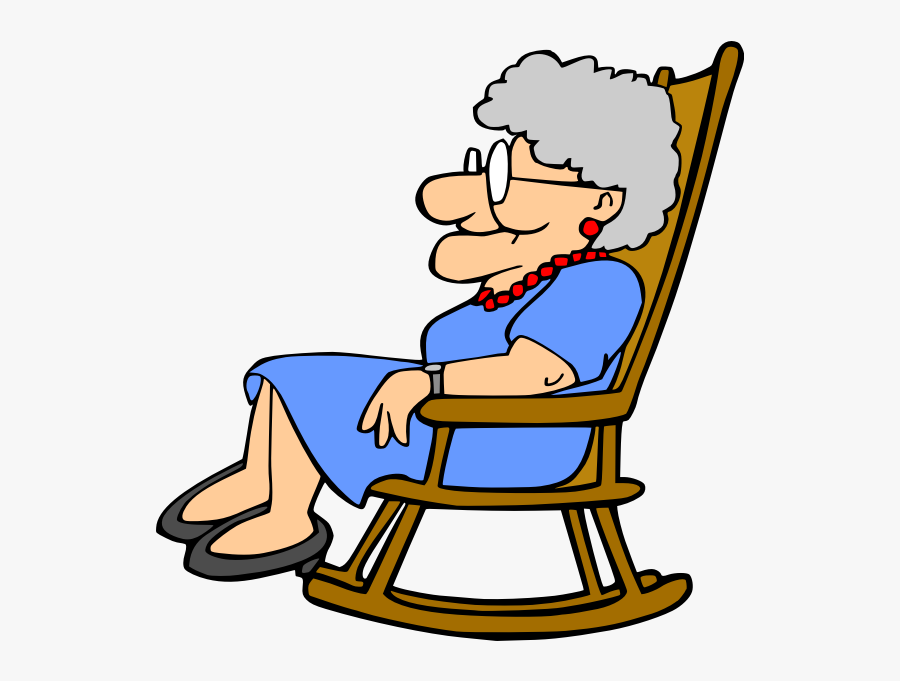 Grandma Resting - Grandma Clipart, Transparent Clipart