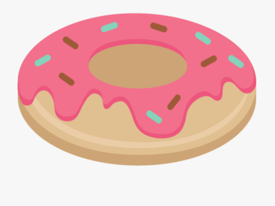 #clipart #donut #yum #pink #sprinkles #freetoedit - Cute Donut Clip Art, Transparent Clipart