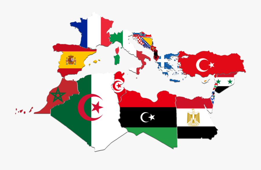Clipart World World Country - All Mediterranean Countries, Transparent Clipart