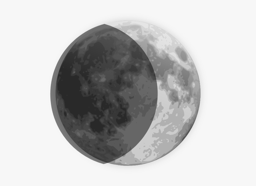 Crescent Moon Svg Clip Arts - Moon Weather Icon, Transparent Clipart
