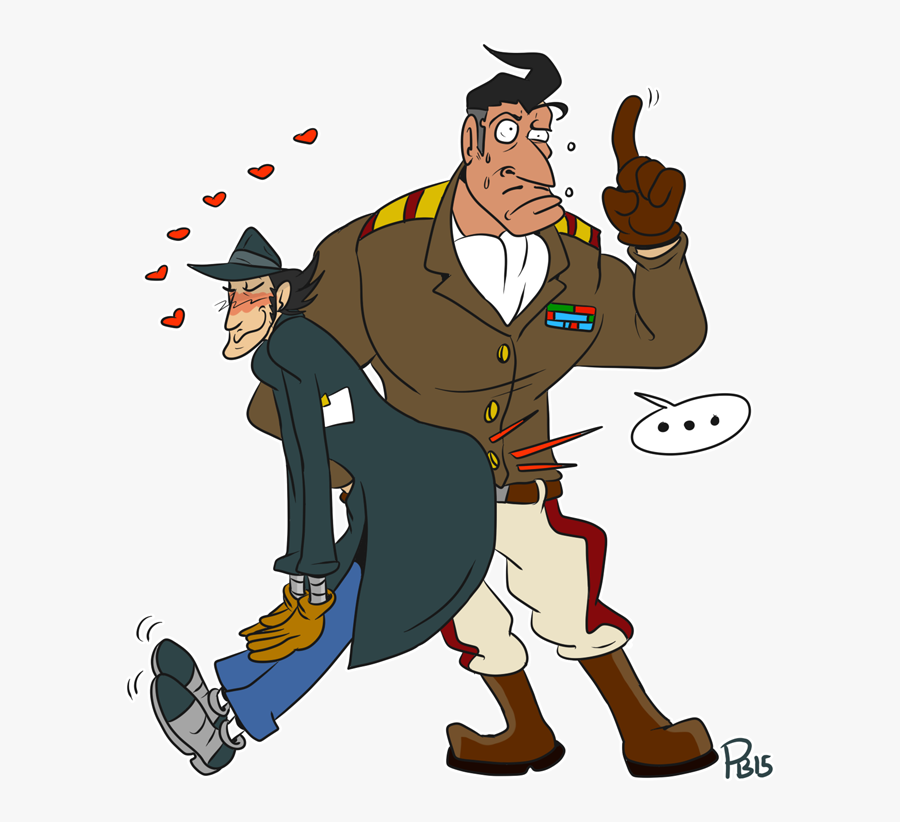 A Loaded Weapon - Cartoon Gay Inspector Gadget, Transparent Clipart