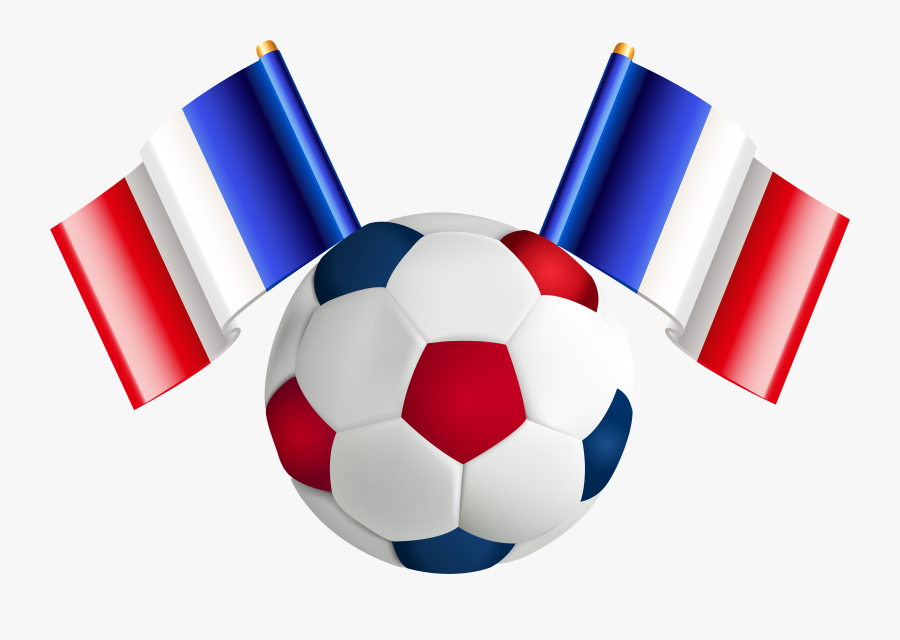 Flag Clipart Team - Red And Blue Soccer Ball, Transparent Clipart