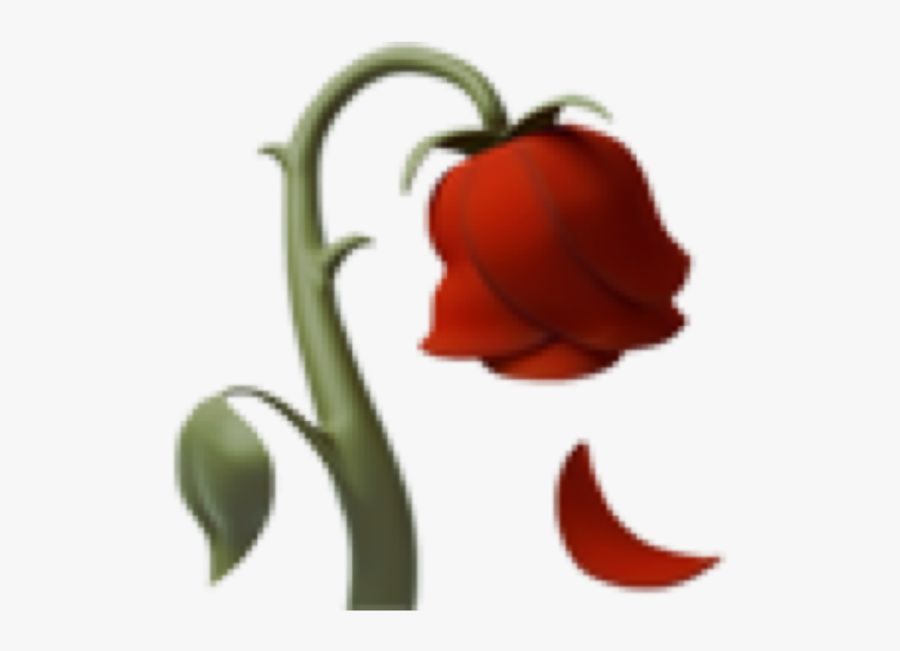 Transparent Bell Emoji Png - Rose Iphone Emoji, Transparent Clipart