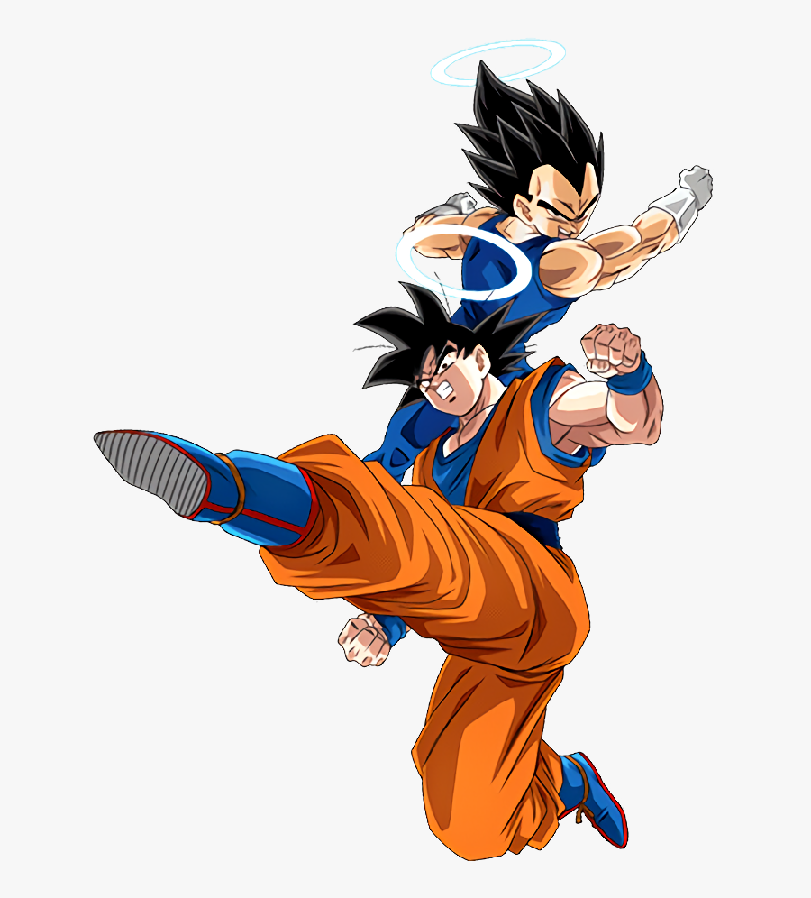 Goku Clipart Angel - Goku And Vegeta Angel, Transparent Clipart