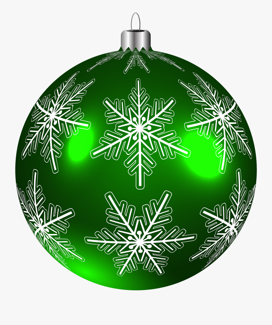 Green Christmas Ball Png, Transparent Clipart