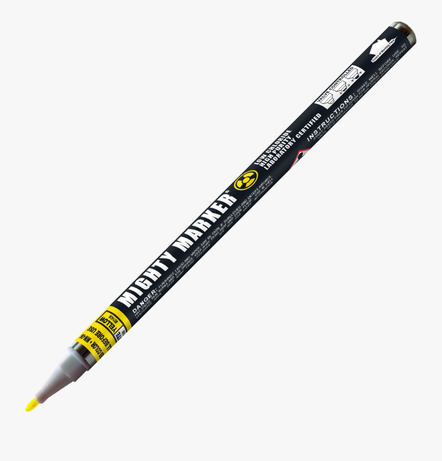 Dykem High Purity Fine Point Yellow - Pen Png, Transparent Clipart