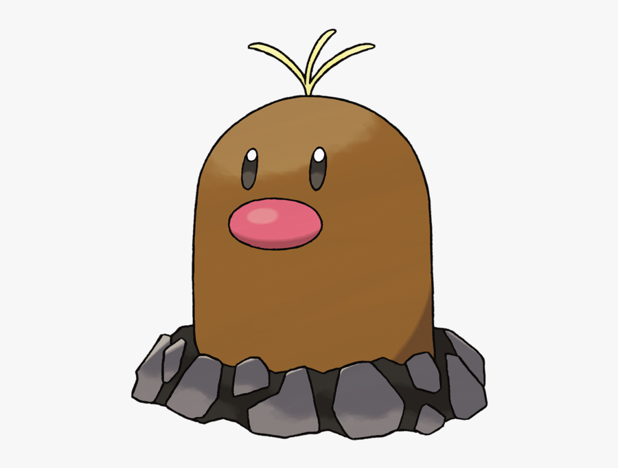 Alolan Diglett, Transparent Clipart