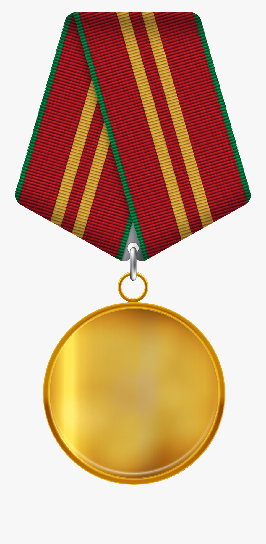 Medal Free Png Clip Art Image - Medals And Ribbon Png, Transparent Clipart