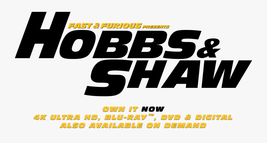 Hobbs & Shaw - Poster, Transparent Clipart