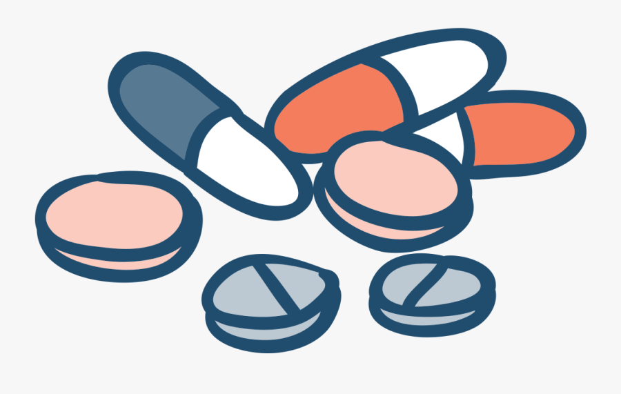 Transparent Medication Clipart - Transparent Background Pills Clipart, Transparent Clipart