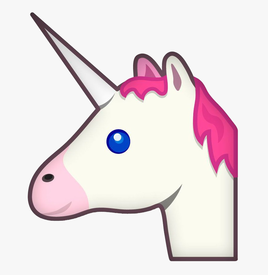 Transparent Unicorn Face Clipart - Unicorn Emoji Transparent Background, Transparent Clipart