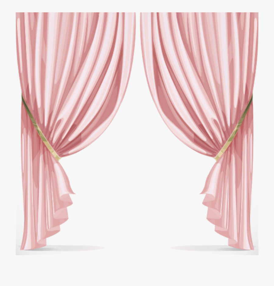 #mq #pink #window #curtains - Pink Curtain Png, Transparent Clipart