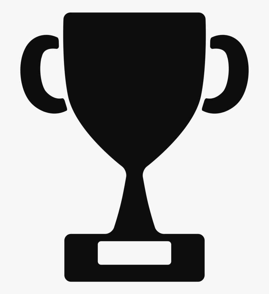 Transparent Trophy Clip Art - Award Clipart Black And White, Transparent Clipart