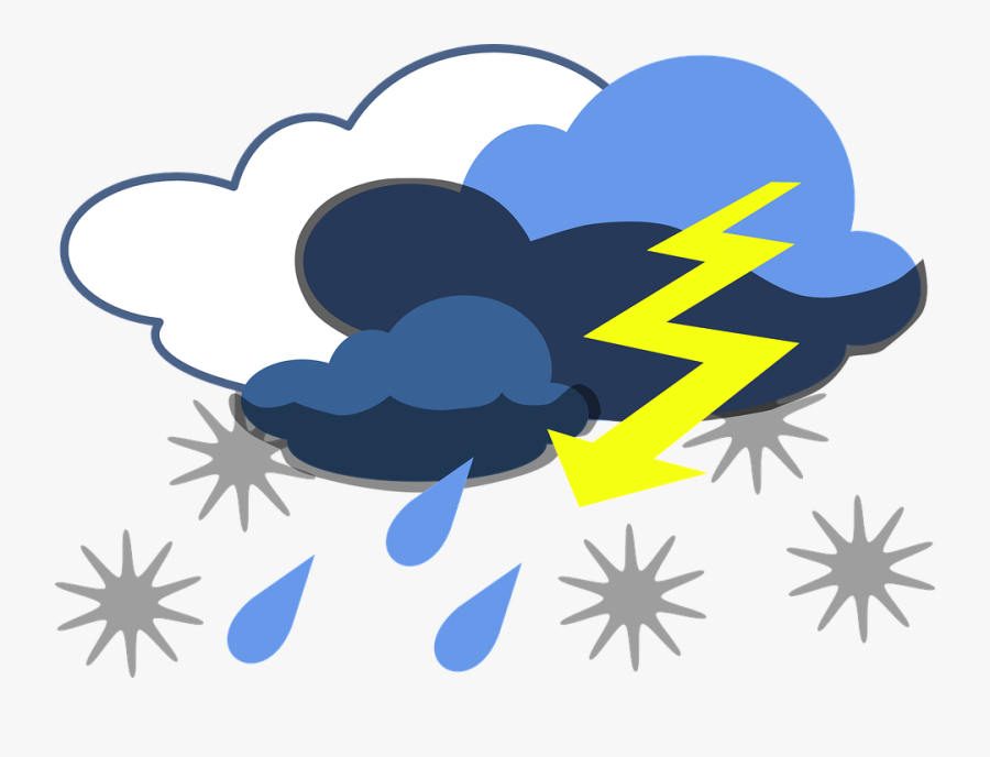 Bad Weather Clip Art, Transparent Clipart