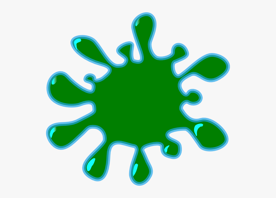 Green Splash Svg Clip Arts - Green Color Splash Clipart, Transparent Clipart