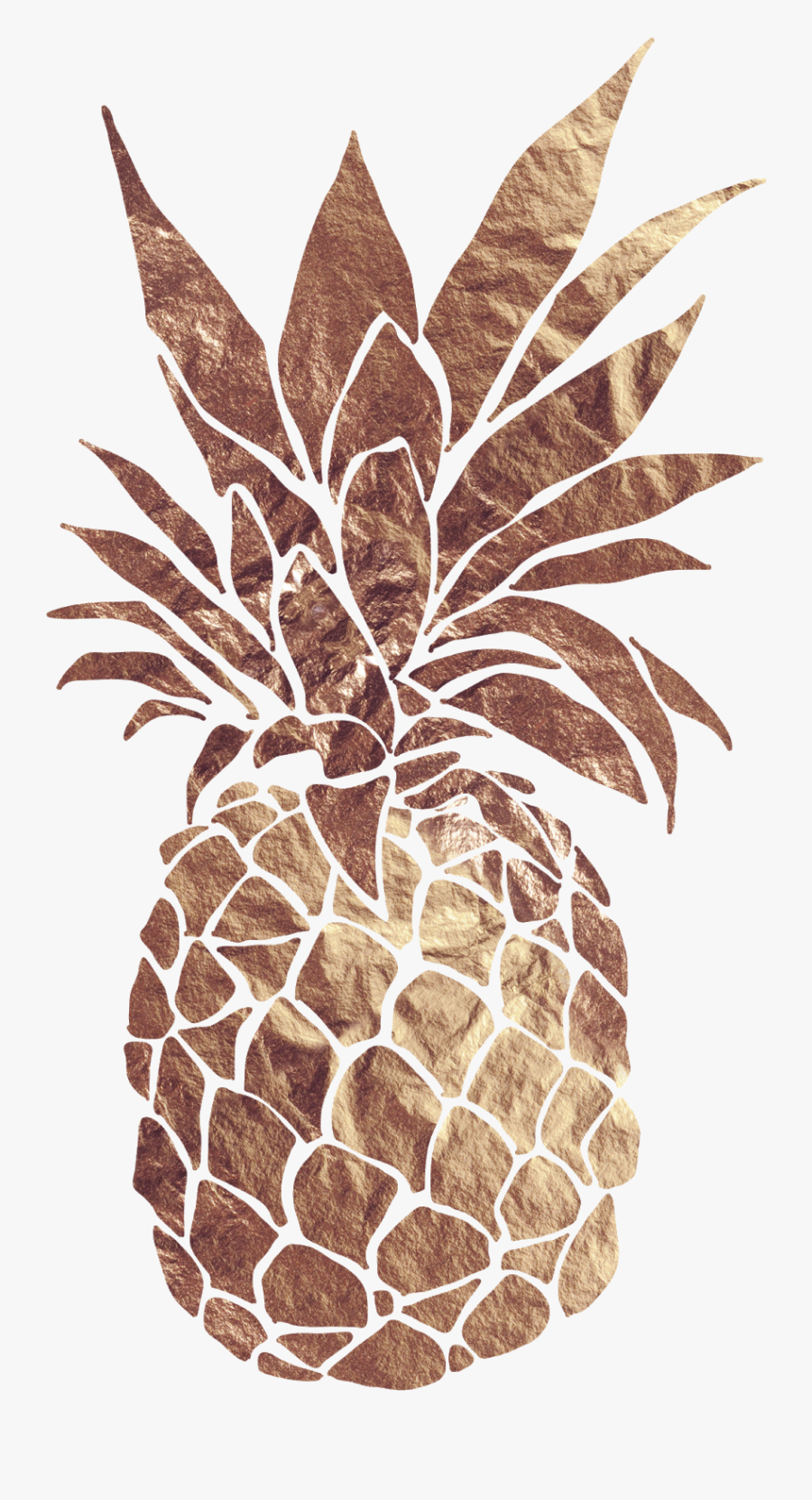 Pineapple Png Vector Clipart Image - Transparent Background Gold Pineapple Png, Transparent Clipart