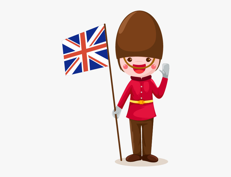 England London Soldier Png - England Flag Cartoon Png , Free ...