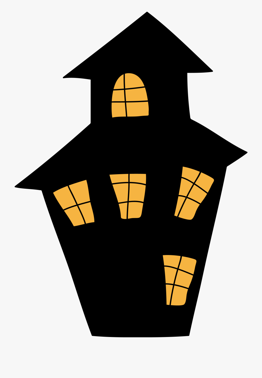 Halloween Haunted House Clipart, Transparent Clipart