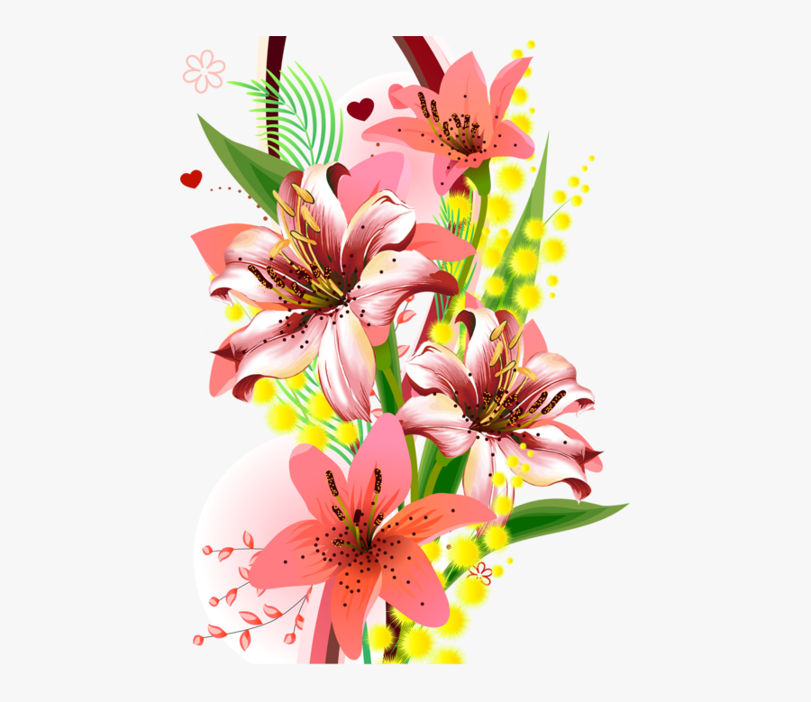 Neon Flower Png, Transparent Clipart