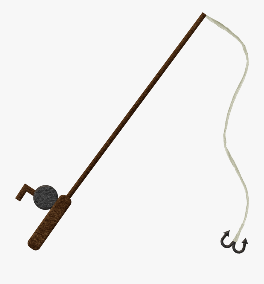 Images Of And Line - Fishing Pole And Hook, Transparent Clipart