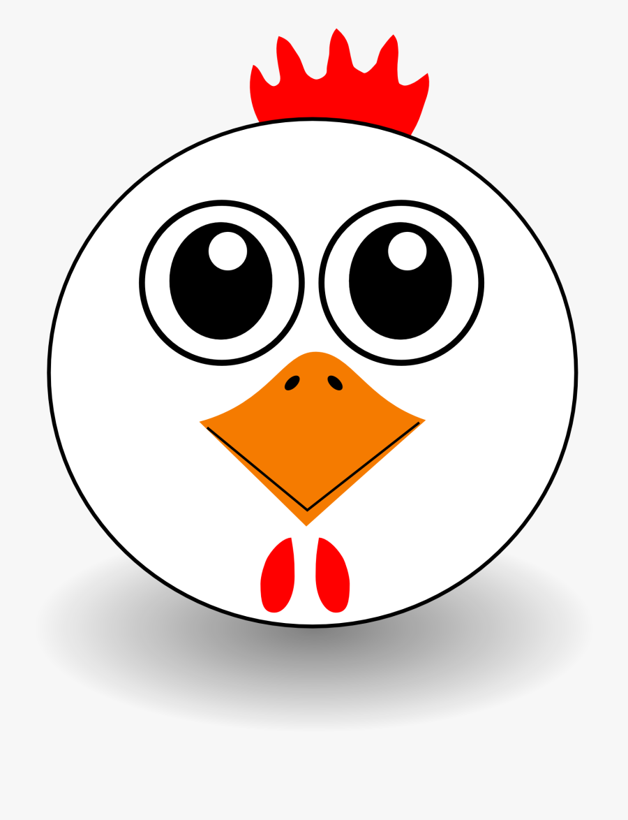 Chicken Clipart Face, Transparent Clipart