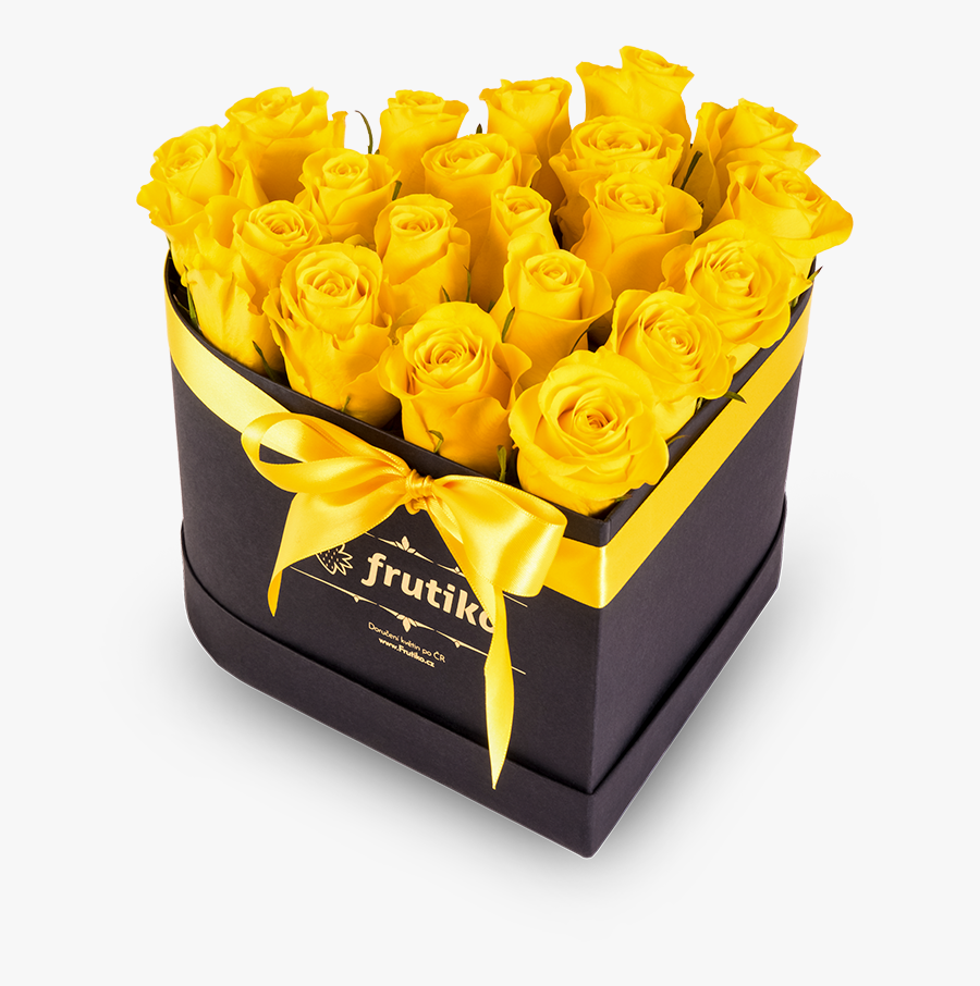 Transparent Black Heart Png - Yellow Rose Flowers Images Download, Transparent Clipart