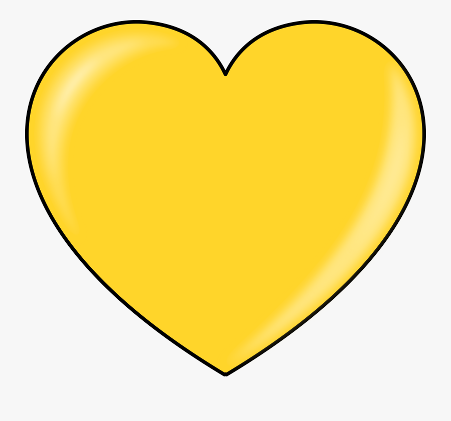 Golden Heart Clipart - Heart Of Gold Cartoon, Transparent Clipart