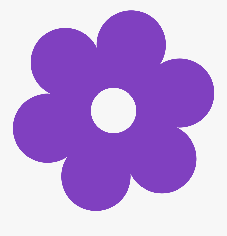 Images Of Flowers Clip Art Clipart - Transparent Background Purple Flower Clipart, Transparent Clipart