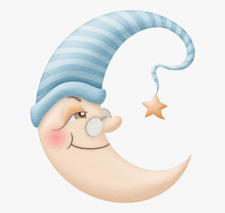 ##ftestickers #clipart #cartoon #moon #crescent #cute - Moon In Clipart Png, Transparent Clipart