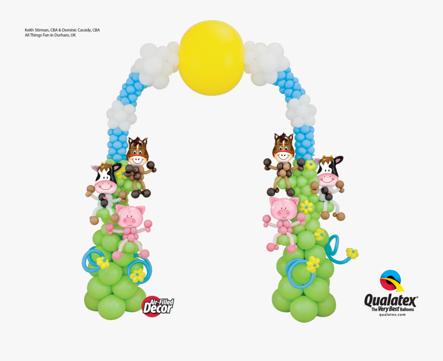 Transparent Balloon Arch Clipart - Arch Balloons Qualatex, Transparent Clipart