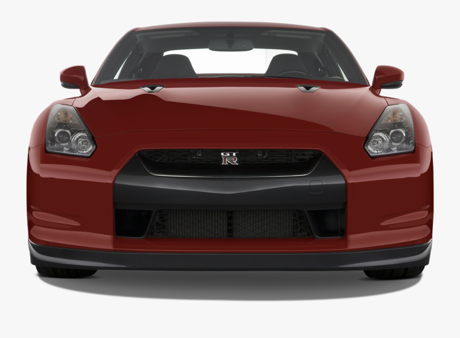 Free Download Of Nissan Png Image Without Background - Nissan Gtr 2010 Front, Transparent Clipart