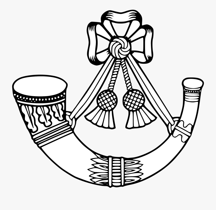 File Bugle Or Horn - Light Infantry Badge, Transparent Clipart