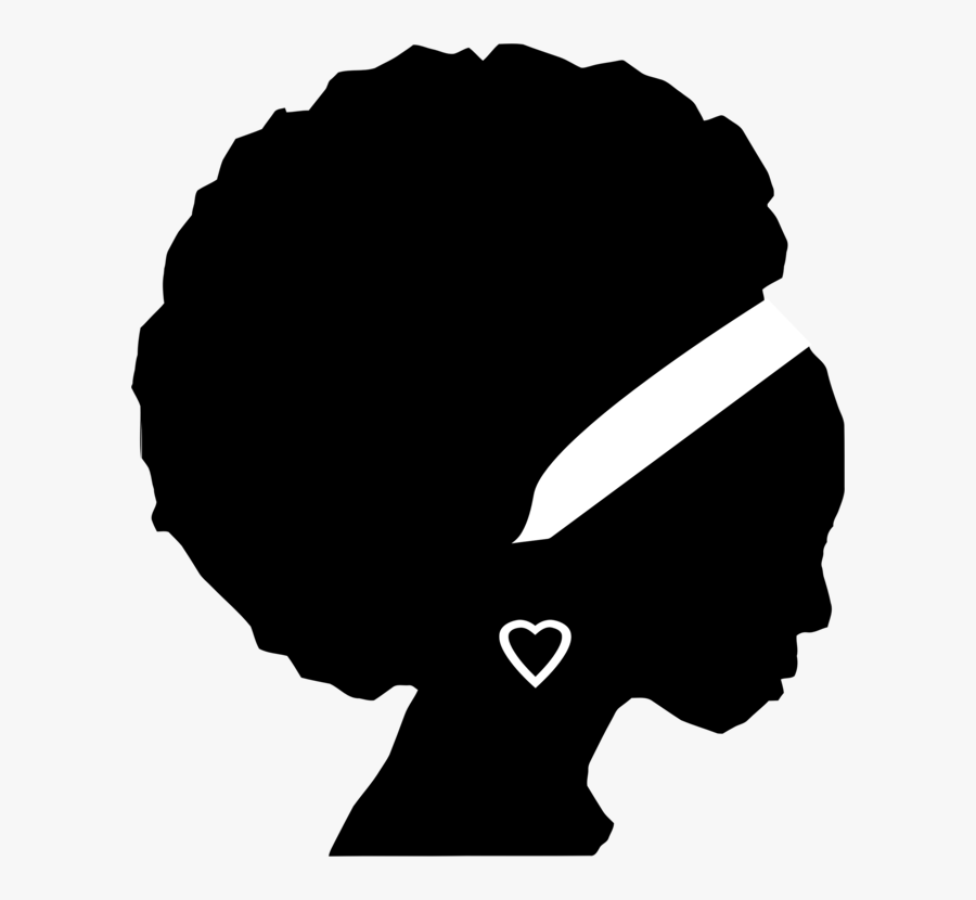 Silhouette,black,black And White - Symbol For African American, Transparent Clipart