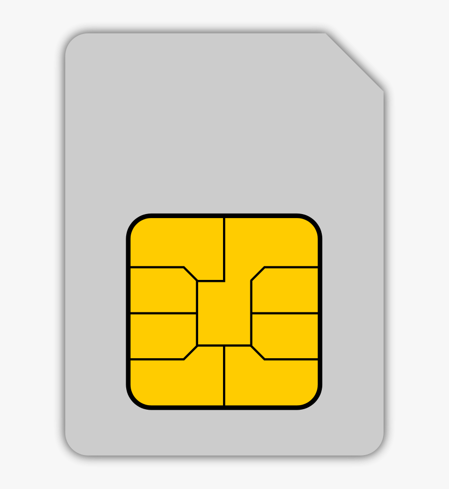 Free Mobile Phone Clipart Png, Mob Le Phone Icons - Sim Card Vector Png, Transparent Clipart