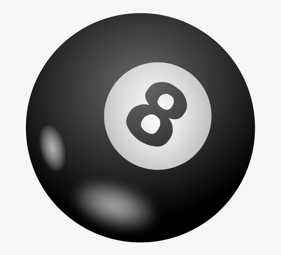 Eight Ball - Blackball (pool), Transparent Clipart