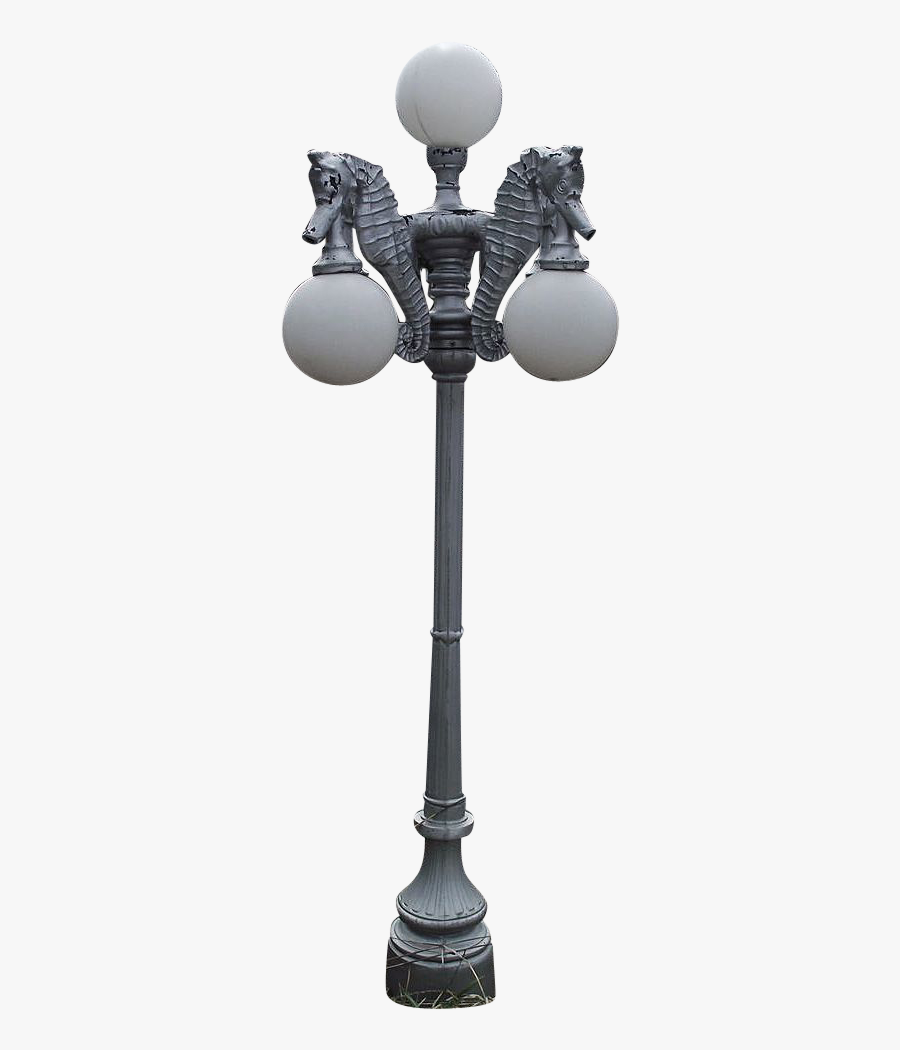 Used Silver Painted Outdoor Cast Aluminum Pole Lights - Landscape Lighting, Transparent Clipart