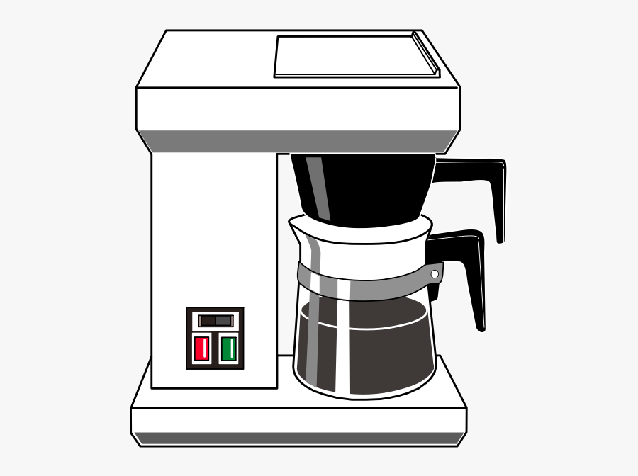 Drip Coffee Maker - Coffee Machine Clip Art, Transparent Clipart