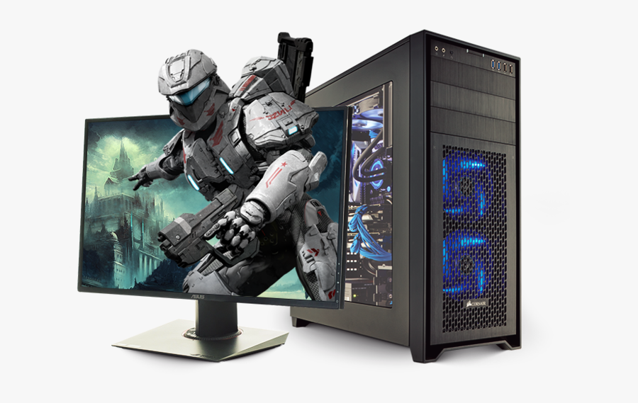 Gaming Computer Png Free Download - Gaming Pc Png, Transparent Clipart