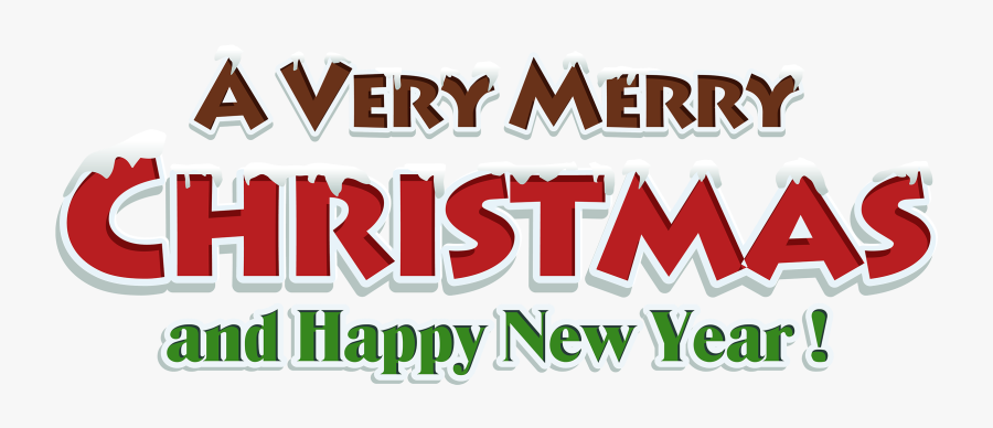 Merry Christmas Clipart Png - Merry Christmas Png Text, Transparent Clipart