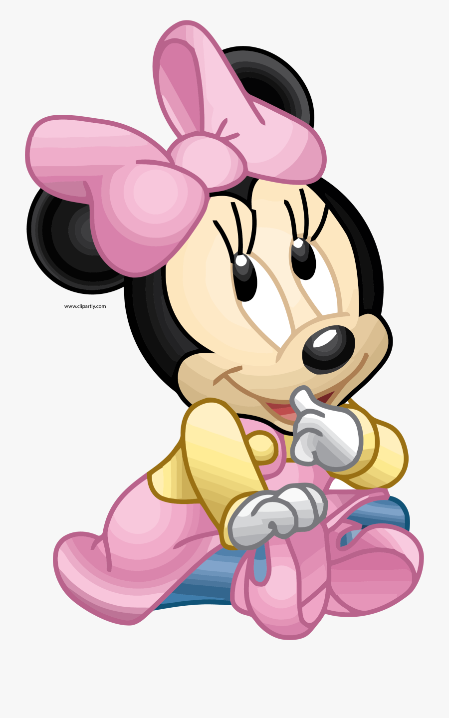 Minnie Mouse Clipart Png - Minnie Mouse Bebe Disney Png, Transparent Clipart