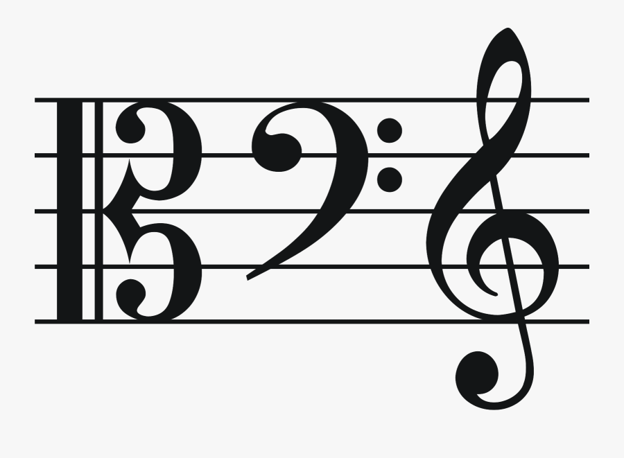 Treble Clef, Transparent Clipart