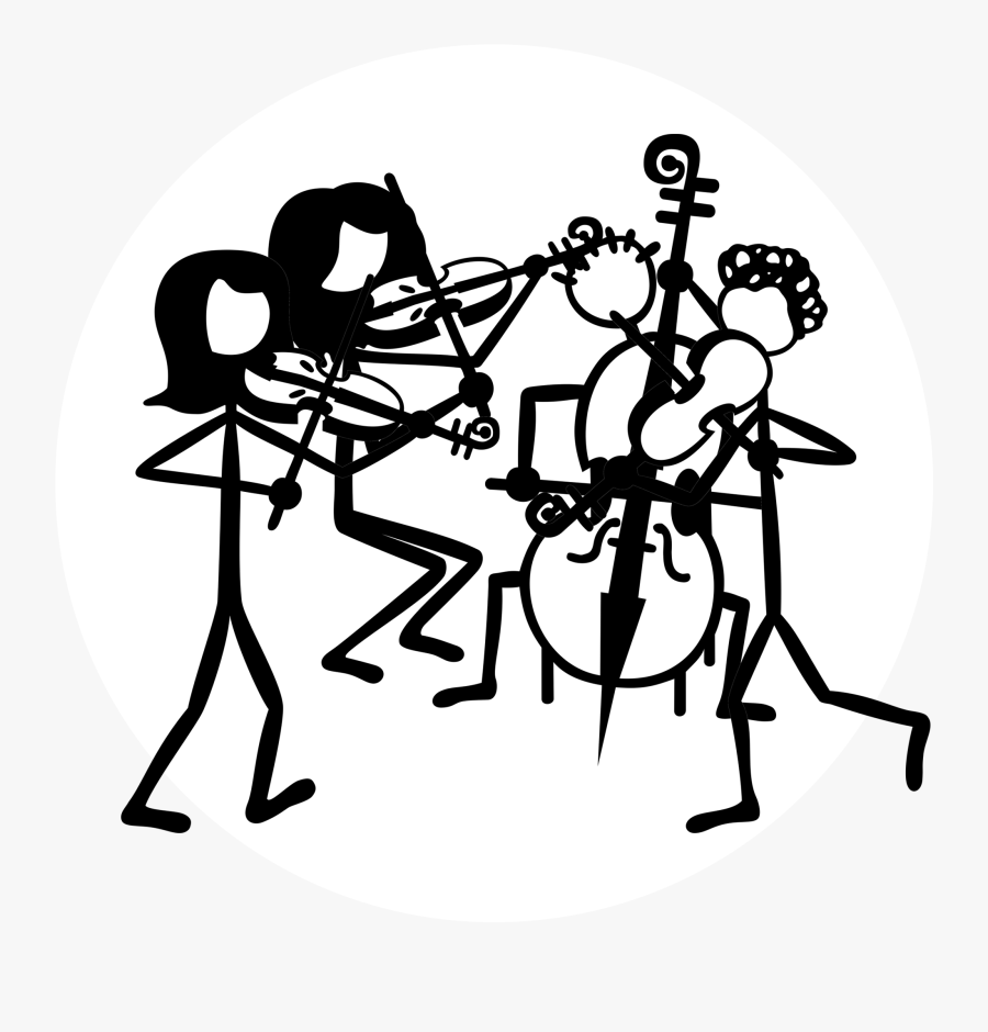 Illegal String Quartet - Illustration, Transparent Clipart