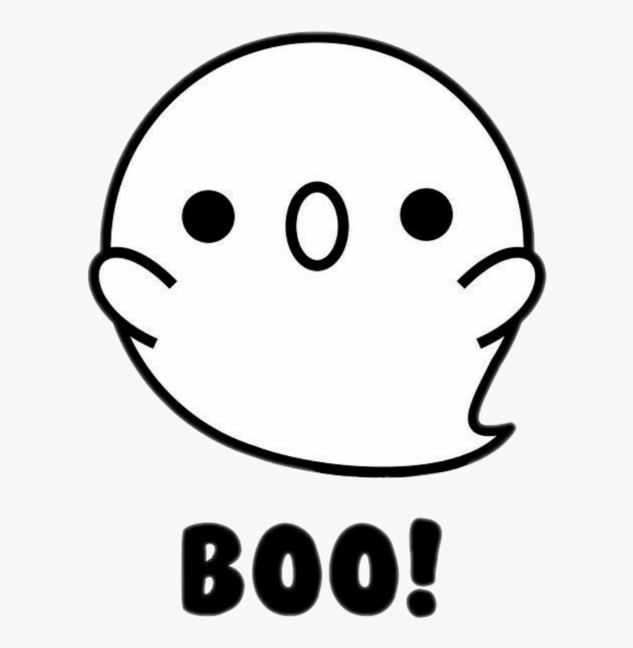 Kawaii White Ghost Boo Halloween Cute Ghost Drawing Easy , Free