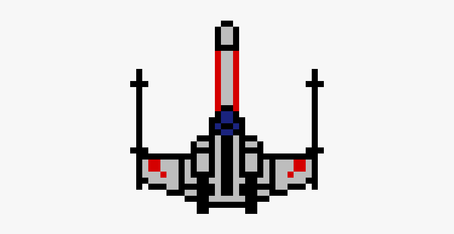 X Wing Pixel Art, Transparent Clipart