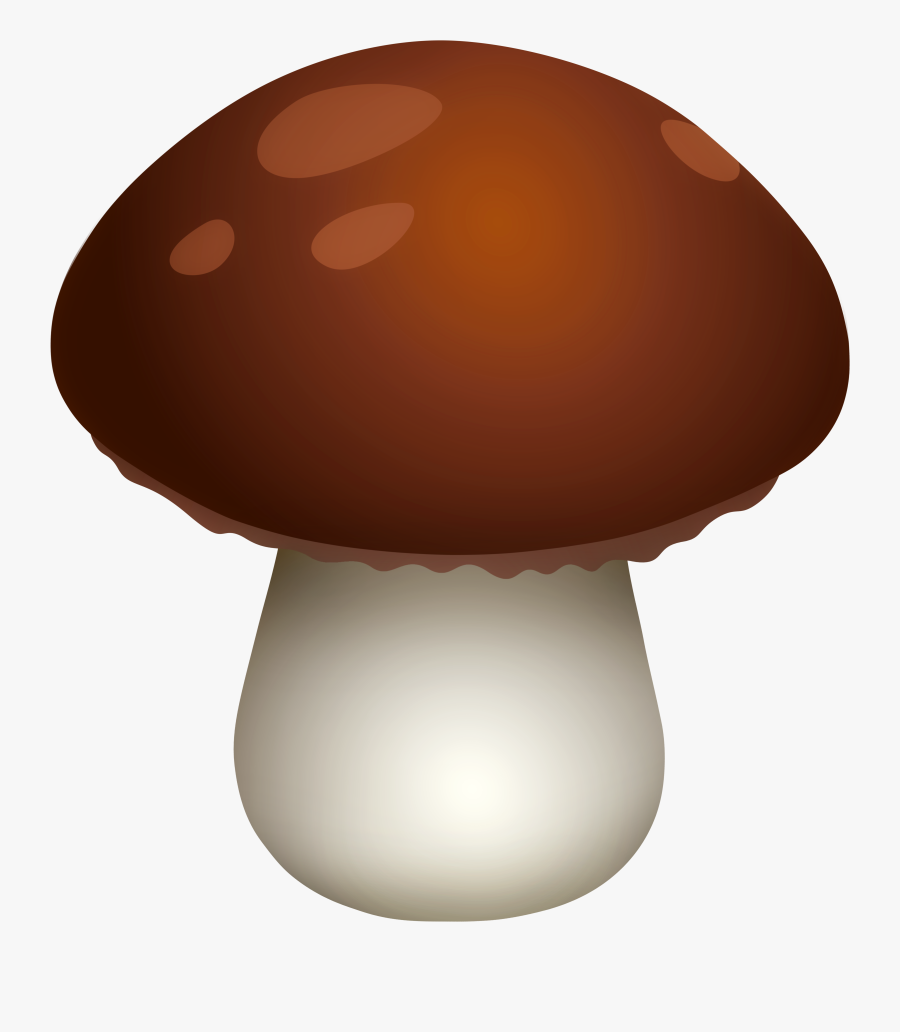 Dark Brown Mushroom Png Clipart - Portable Network Graphics, Transparent Clipart