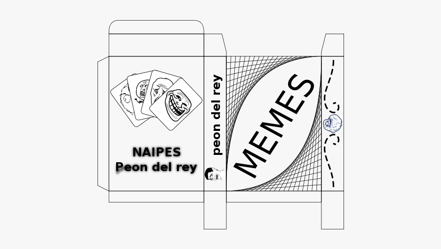 Caja De Naipes De Memes - Caja De Naipes, Transparent Clipart