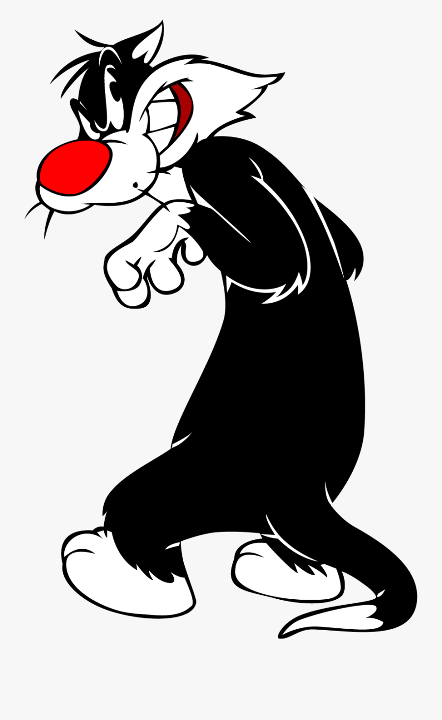Sylvester The Cat Evil , Free Transparent Clipart - ClipartKey